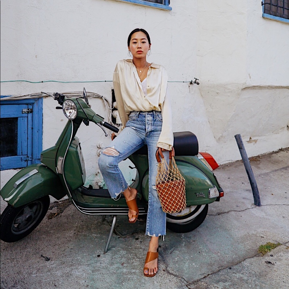 Staud Moreau Bag in Saddle